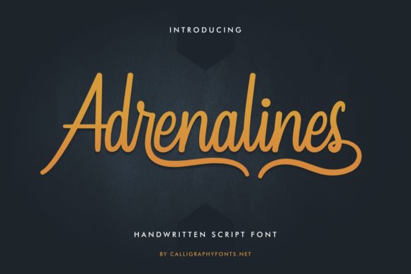 Adrenalines: A Stylish Font for Elegant Design