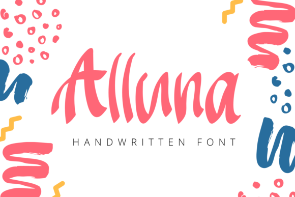 Alluna: A Stylish Script Font for Craft Creators
