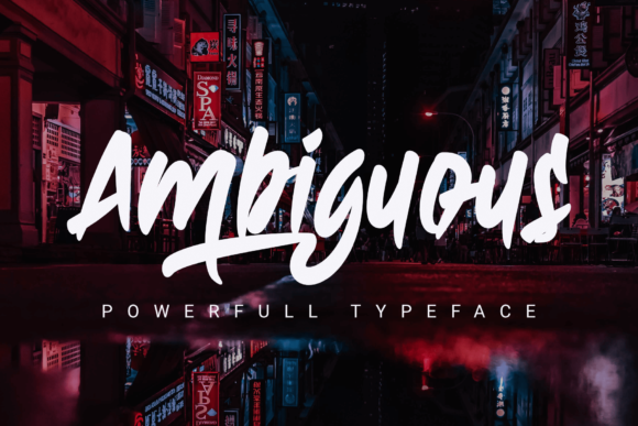 Ambiguous: A Script Font for Real-World Design