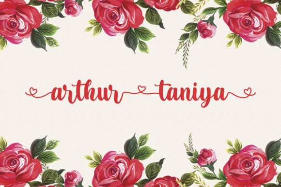 Arthur Taniya Font for Business