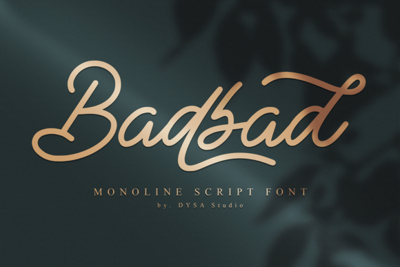 Badbad: A Bold Script for Real-World Design