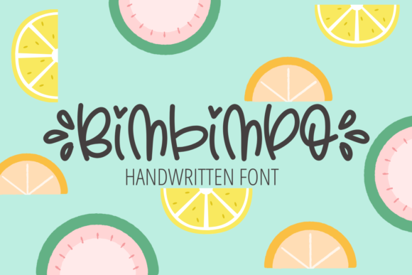 Bimbimpo: A Delicate Display Font