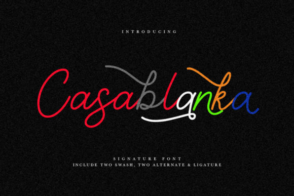 Casablanka: A Script Font for Real Projects