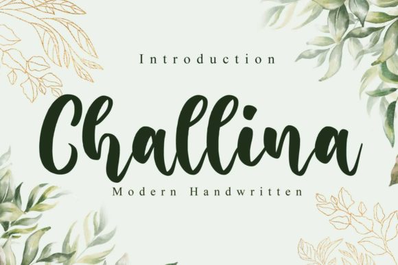 Challina: A Script Font for Real Design Work