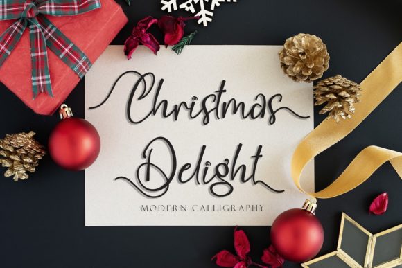 Christmas Delight Font for Creative Projects
