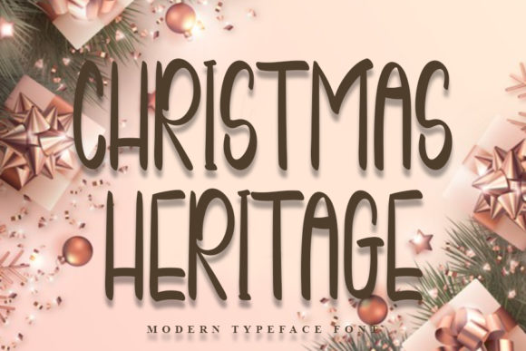 Christmas Heritage Font for Creative Projects