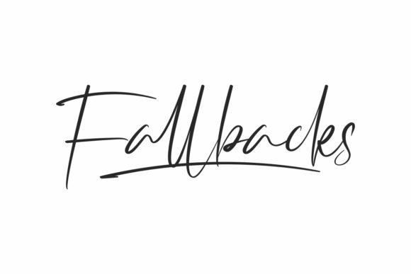 Fallbacks: A Handwritten Font for Makers