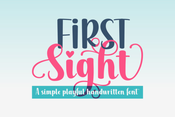 First Sight: A Playful Font for Creative Projects