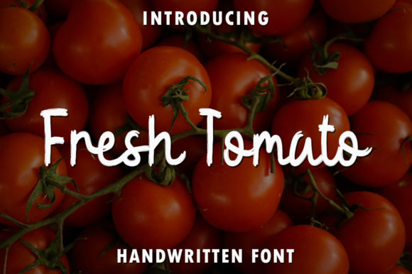 Fresh Tomato Font for Editorial Design