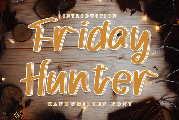 Friday Hunter: A Trendy Font for Marketers
