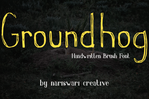 Groundhog Font: Handwritten Elegance for Marketers