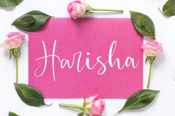 Harisha: A Joyful Handwritten Font