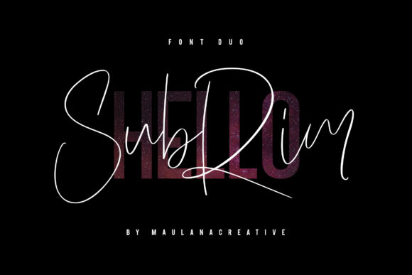 Hello Subrim Font: Elegant & Versatile