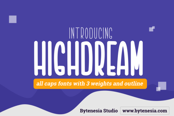 Highdream: A Font for Business Style