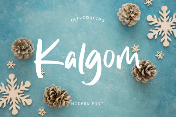 Kalgom: A Script Font for Web Design
