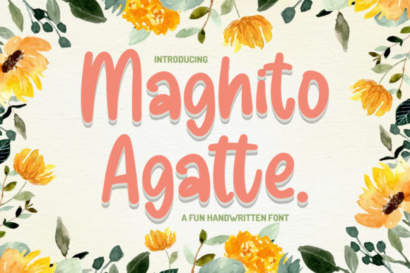 Maghito Agatte: A Creative Font for Handmade Projects