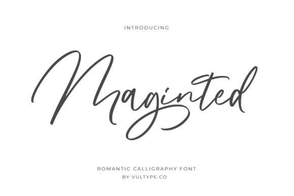 Maginted: A Stylish Script Font for Business