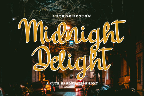 Midnight Delight Font for Web Design