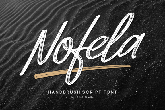 Nofela: A Bold Script Font for Creative Campaigns
