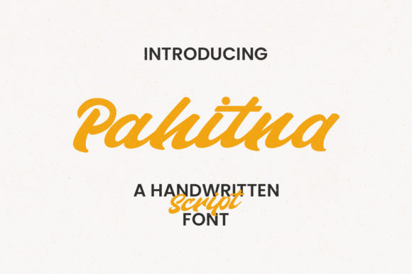 Pahitna: A Bold Font for Web Design