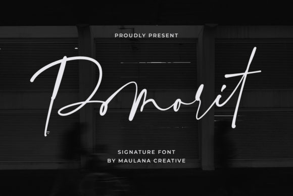 Pomorit: Elegant Script Font for Marketing