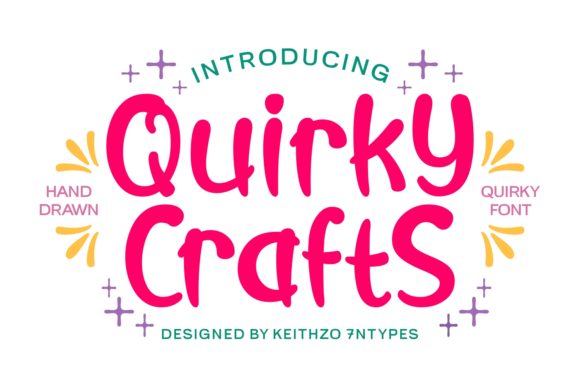 Quirky Crafts Font for Web Design