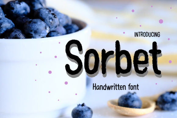 Sorbet: A Handwritten Font for Creative Expression