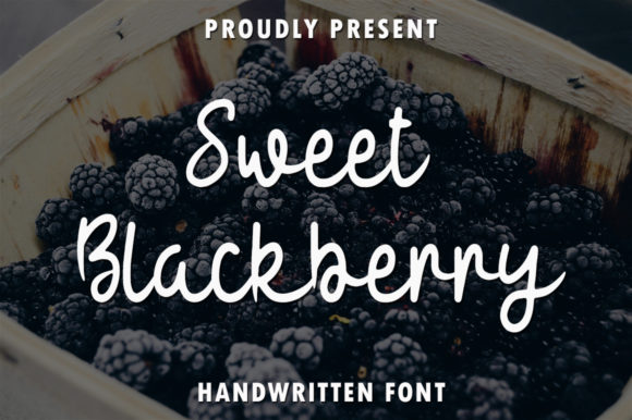 Sweet Blackberry Font for Web Design