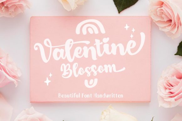 Valentine Blossom Font for Business