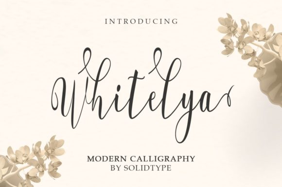 Whitelya: A Modern Script Font for Brand Impact